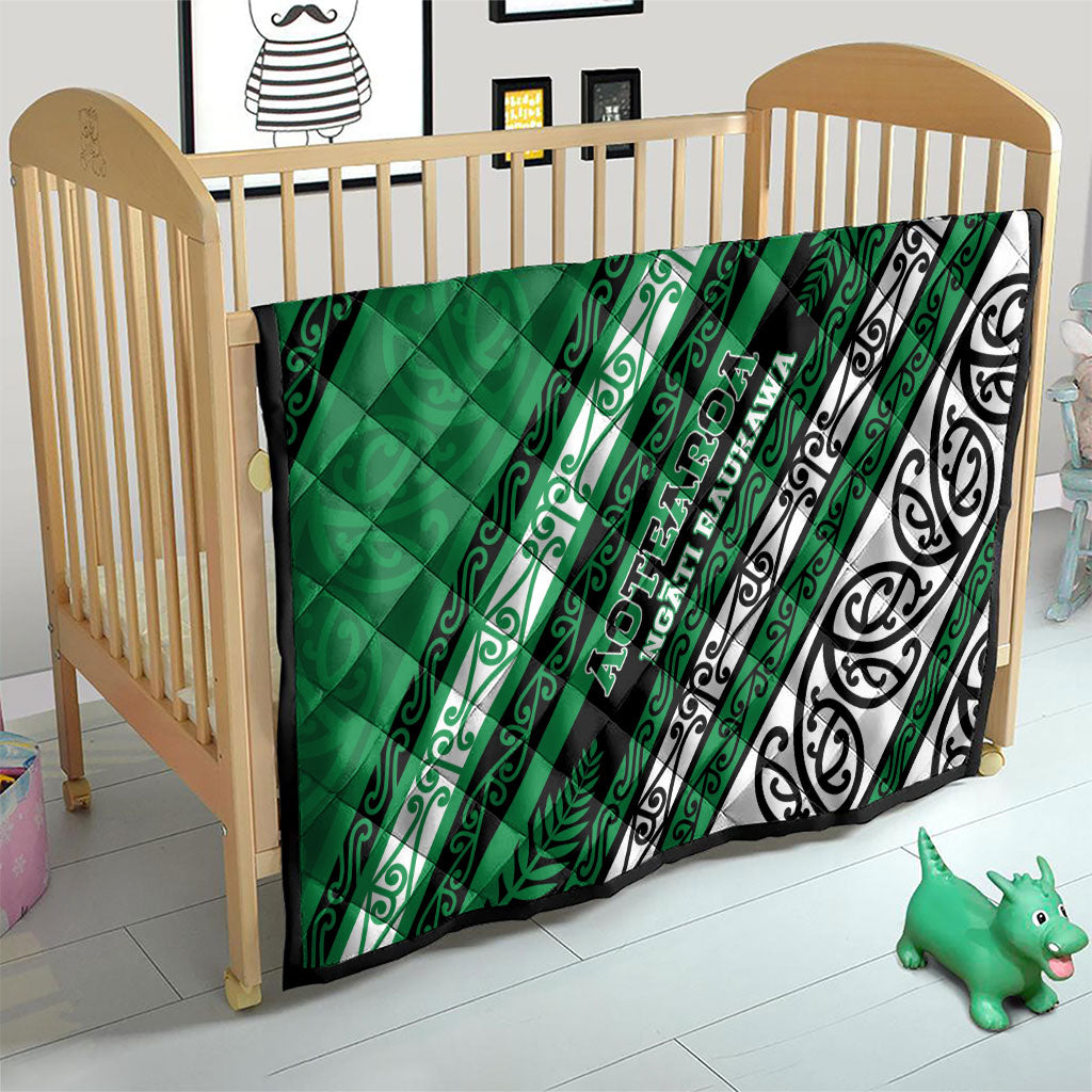 Aotearoa Ngati Raukawa Quilt New Zealand Maori Tribal Fern Pattern
