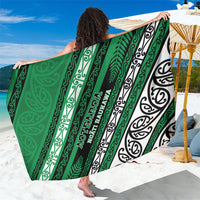 Aotearoa Ngati Raukawa Sarong New Zealand Maori Tribal Fern Pattern