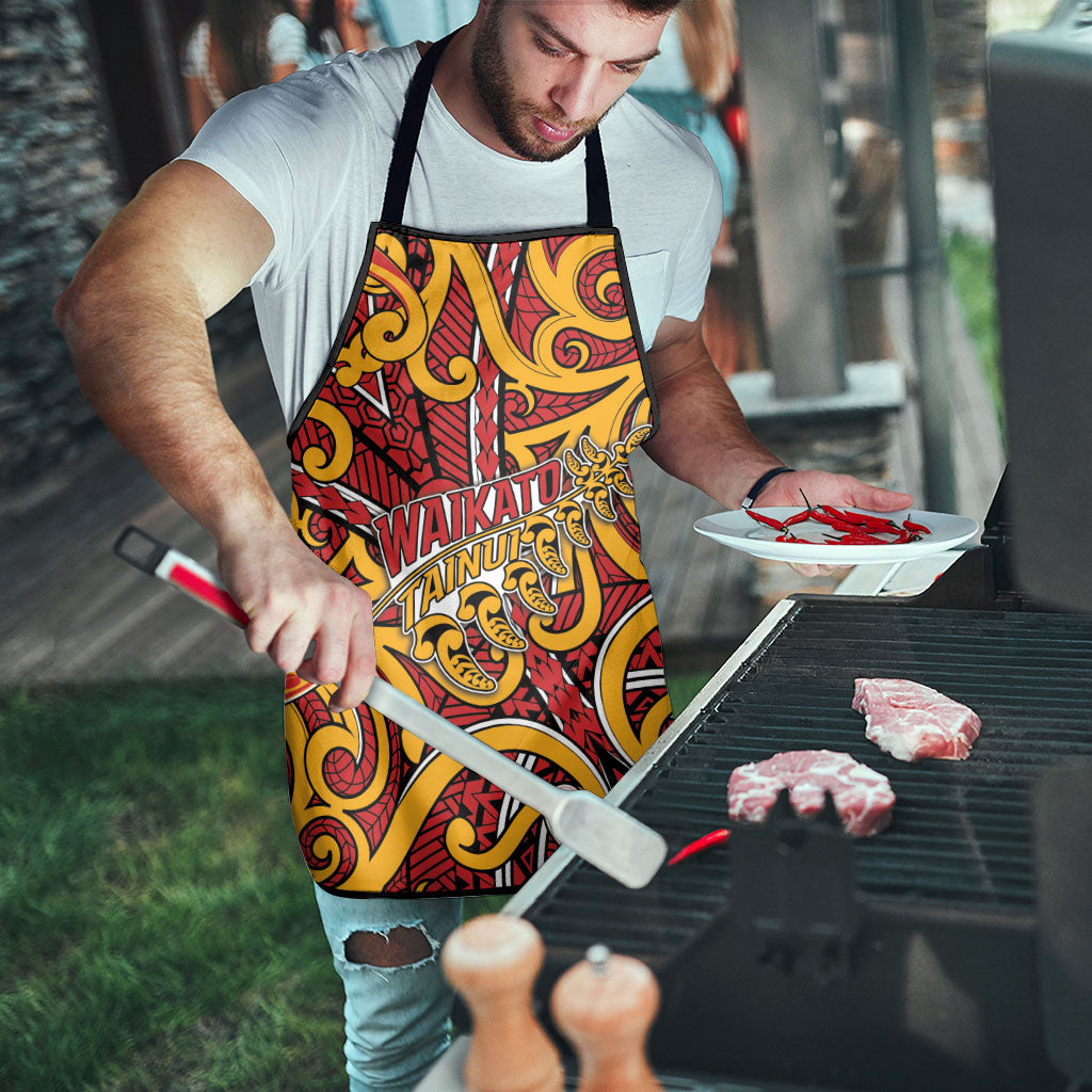 Aotearoa Waikato Tainui Apron Maori Tribal Pattern Koru Motif