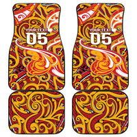 Custom Aotearoa Waikato Tainui Car Mats Maori Tribal Pattern Koru Motif