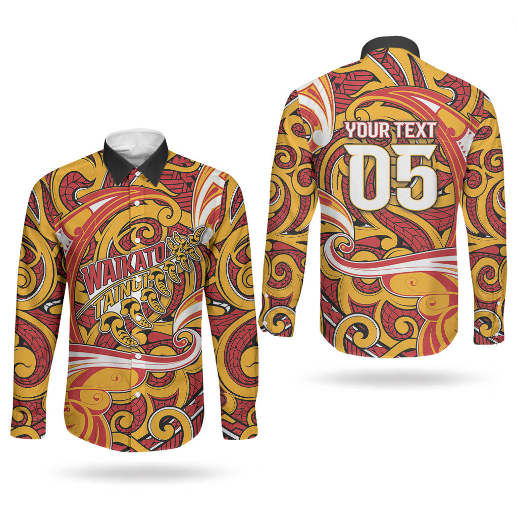 Custom Aotearoa Waikato Tainui Couples Matching Short Sleeve Bodycon Dress and Long Sleeve Button Shirt Maori Tribal Pattern Koru Motif