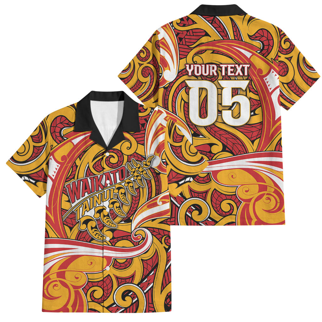 Custom Aotearoa Waikato Tainui Family Matching Tank Maxi Dress and Hawaiian Shirt Maori Tribal Pattern Koru Motif