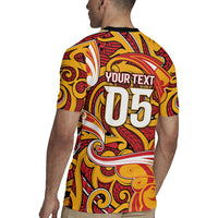 Custom Aotearoa Waikato Tainui Rugby Jersey Maori Tribal Pattern Koru Motif