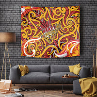Aotearoa Waikato Tainui Tapestry Maori Tribal Pattern Koru Motif