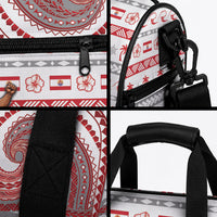 French Polynesian Christmas Duffle Bag Santa Riding Hammerhead Shark Tahitian DT05 - Polynesian Pride