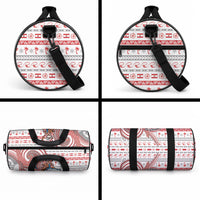French Polynesian Christmas Duffle Bag Santa Riding Hammerhead Shark Tahitian DT05 - Polynesian Pride