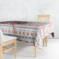 French Polynesian Christmas Tablecloth Santa Riding Hammerhead Shark Tahitian DT05 - Polynesian Pride