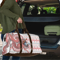 French Polynesian Christmas Travel Bag Santa Riding Hammerhead Shark Tahitian DT05 - Polynesian Pride