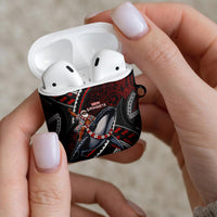 Aotearoa Christmas AirPods Case Santa Riding Humpback Whale Maori Koru DT05 - Polynesian Pride
