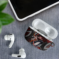 Aotearoa Christmas AirPods Case Santa Riding Humpback Whale Maori Koru DT05 - Polynesian Pride