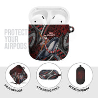 Aotearoa Christmas AirPods Case Santa Riding Humpback Whale Maori Koru DT05 - Polynesian Pride