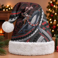 Aotearoa Christmas Santa Hat Santa Riding Humpback Whale Maori Koru