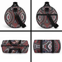 Aotearoa Christmas Duffle Bag Santa Riding Humpback Whale Maori Koru