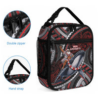 Aotearoa Christmas Lunch Bag Santa Riding Humpback Whale Maori Koru DT05 - Polynesian Pride