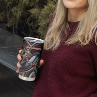 Aotearoa Christmas Tumbler Cup Santa Riding Humpback Whale Maori Koru DT05 - Polynesian Pride