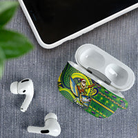 Cook Islands Christmas AirPods Case Santa Riding Flying Fish