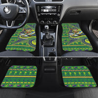 Cook Islands Christmas Car Mats Santa Riding Flying Fish