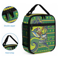 Cook Islands Christmas Lunch Bag Santa Riding Flying Fish