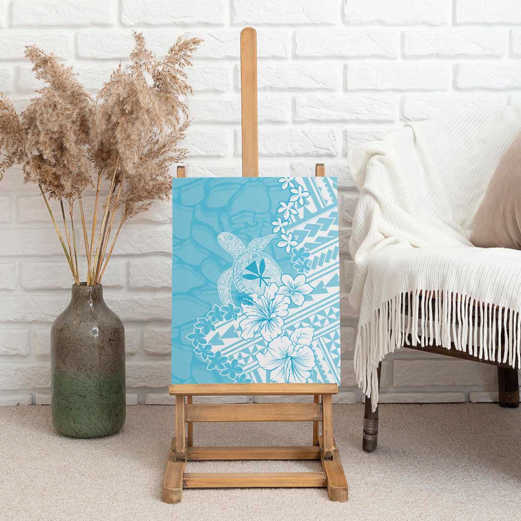 Hawaii Kanaka Maoli Canvas Wall Art Polynesian Turtle Tattoo