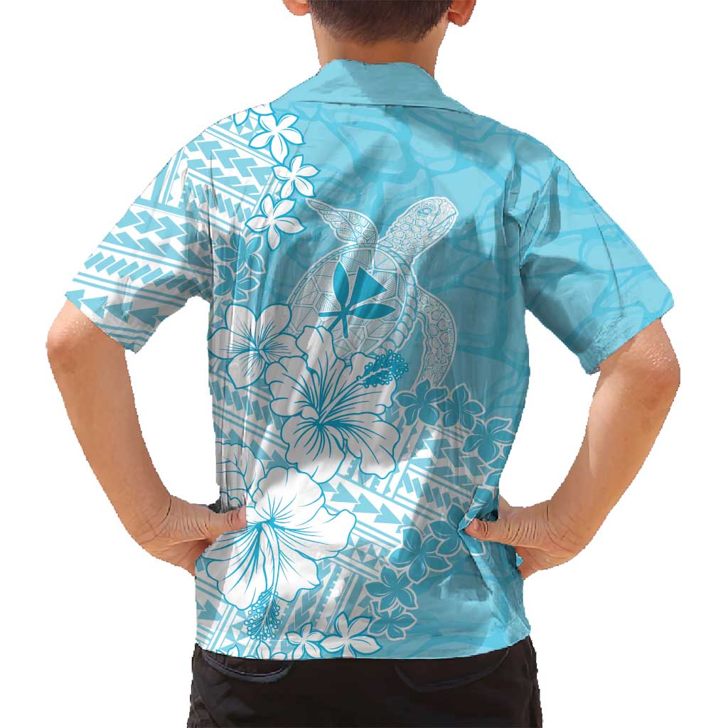 Hawaii Kanaka Maoli Family Matching Tank Maxi Dress and Hawaiian Shirt Polynesian Turtle Tattoo DT05 - Polynesian Pride