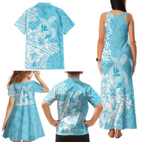 Hawaii Kanaka Maoli Family Matching Tank Maxi Dress and Hawaiian Shirt Polynesian Turtle Tattoo DT05 - Polynesian Pride