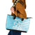 Hawaii Kanaka Maoli Leather Tote Bag Polynesian Turtle Tattoo