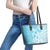 Hawaii Kanaka Maoli Leather Tote Bag Polynesian Turtle Tattoo