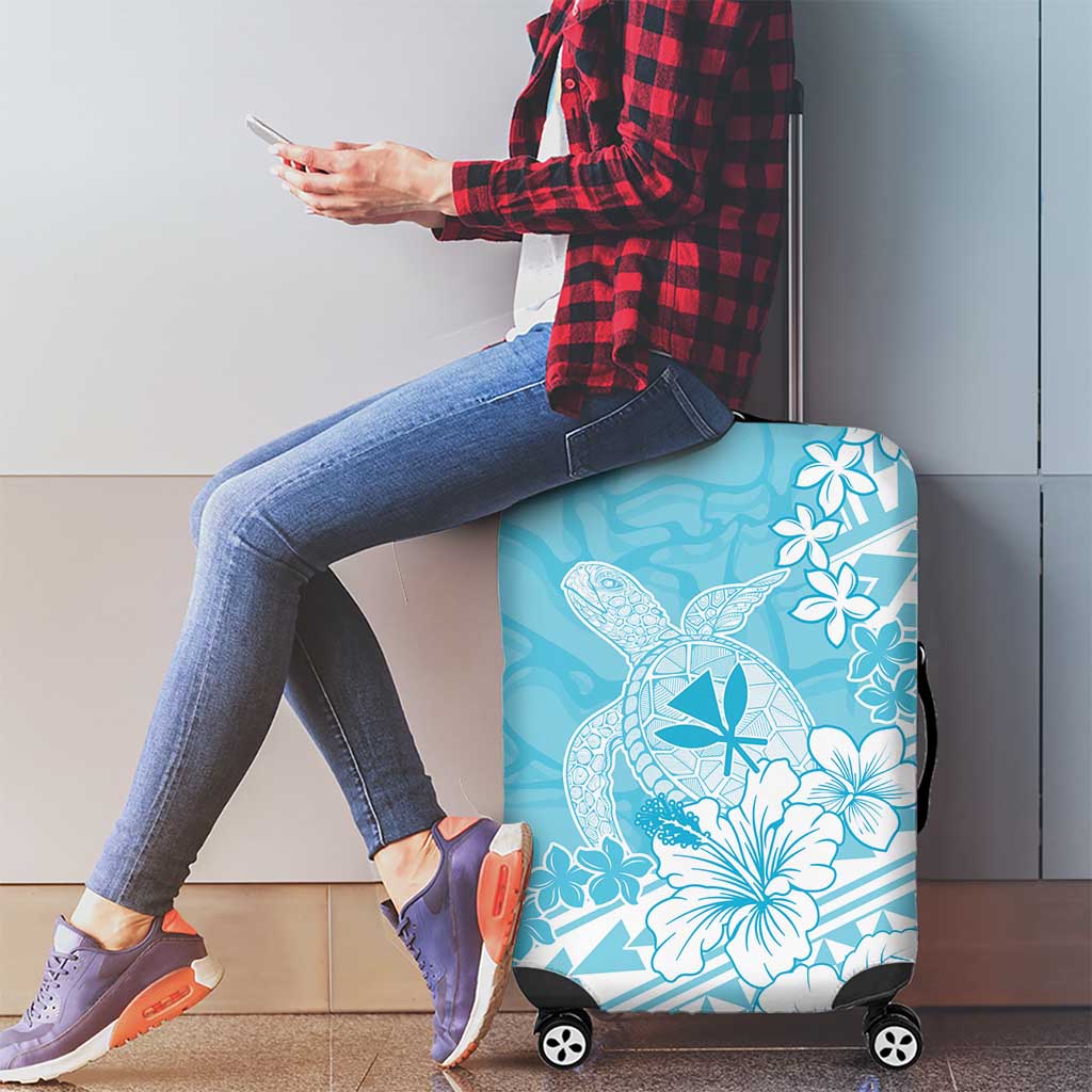Hawaii Kanaka Maoli Luggage Cover Polynesian Turtle Tattoo