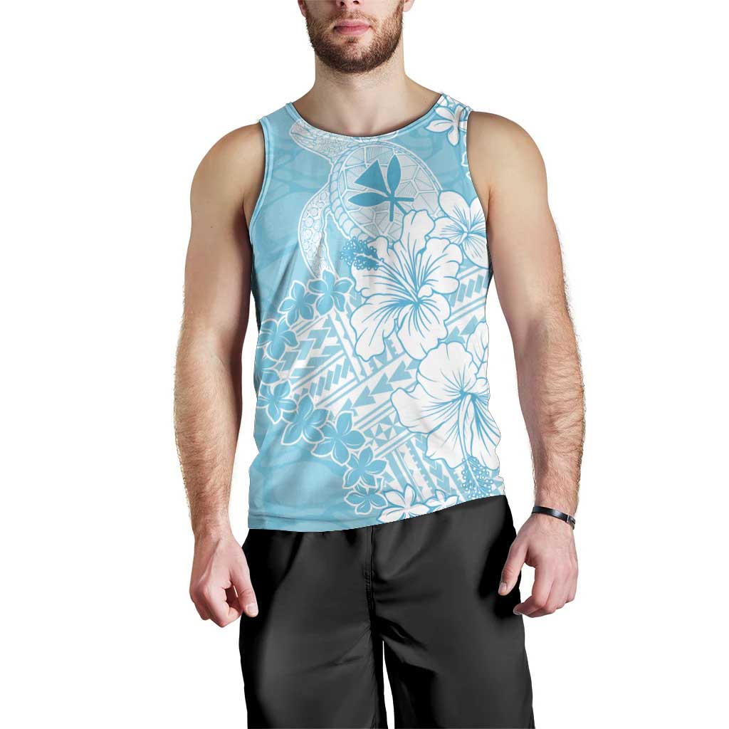 Hawaii Kanaka Maoli Men Tank Top Polynesian Turtle Tattoo