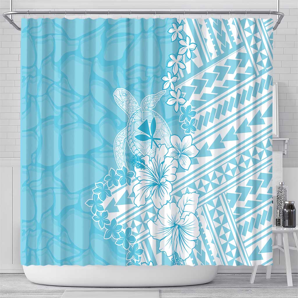 Hawaii Kanaka Maoli Shower Curtain Polynesian Turtle Tattoo DT05 - Polynesian Pride