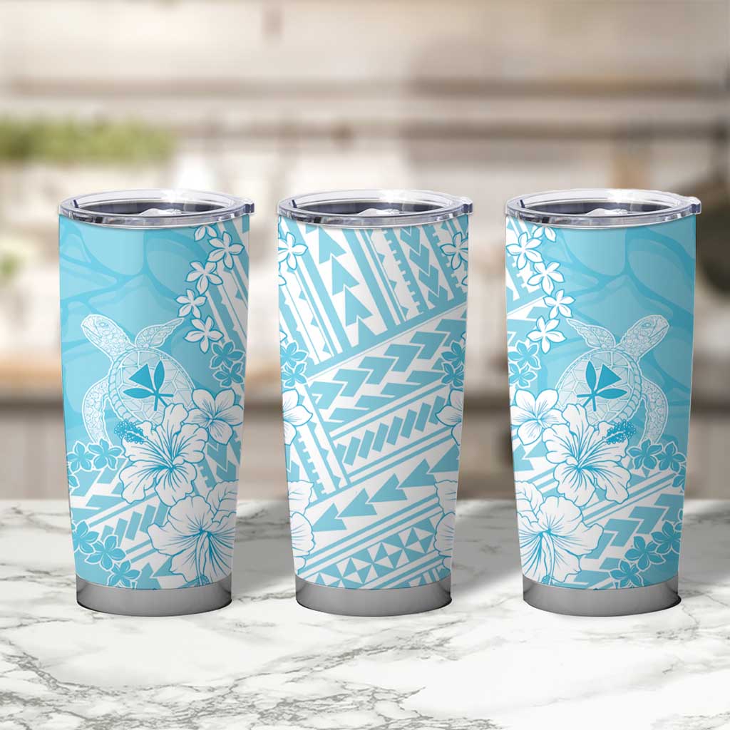 Hawaii Kanaka Maoli Tumbler Cup Polynesian Turtle Tattoo DT05 - Polynesian Pride