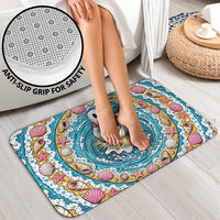 3D Illusion Hula Ghost Halloween Bathroom Set Hawaiian Ukulele Spirit Ocean Vortex DT05 - Polynesian Pride