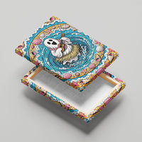 3D Illusion Hula Ghost Halloween Canvas Wall Art Hawaiian Ukulele Spirit Ocean Vortex DT05 - Polynesian Pride