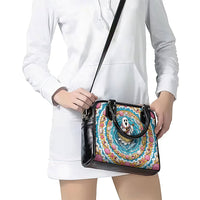 3D Illusion Hula Ghost Halloween Shoulder Handbag Hawaiian Ukulele Spirit Ocean Vortex DT05 - Polynesian Pride