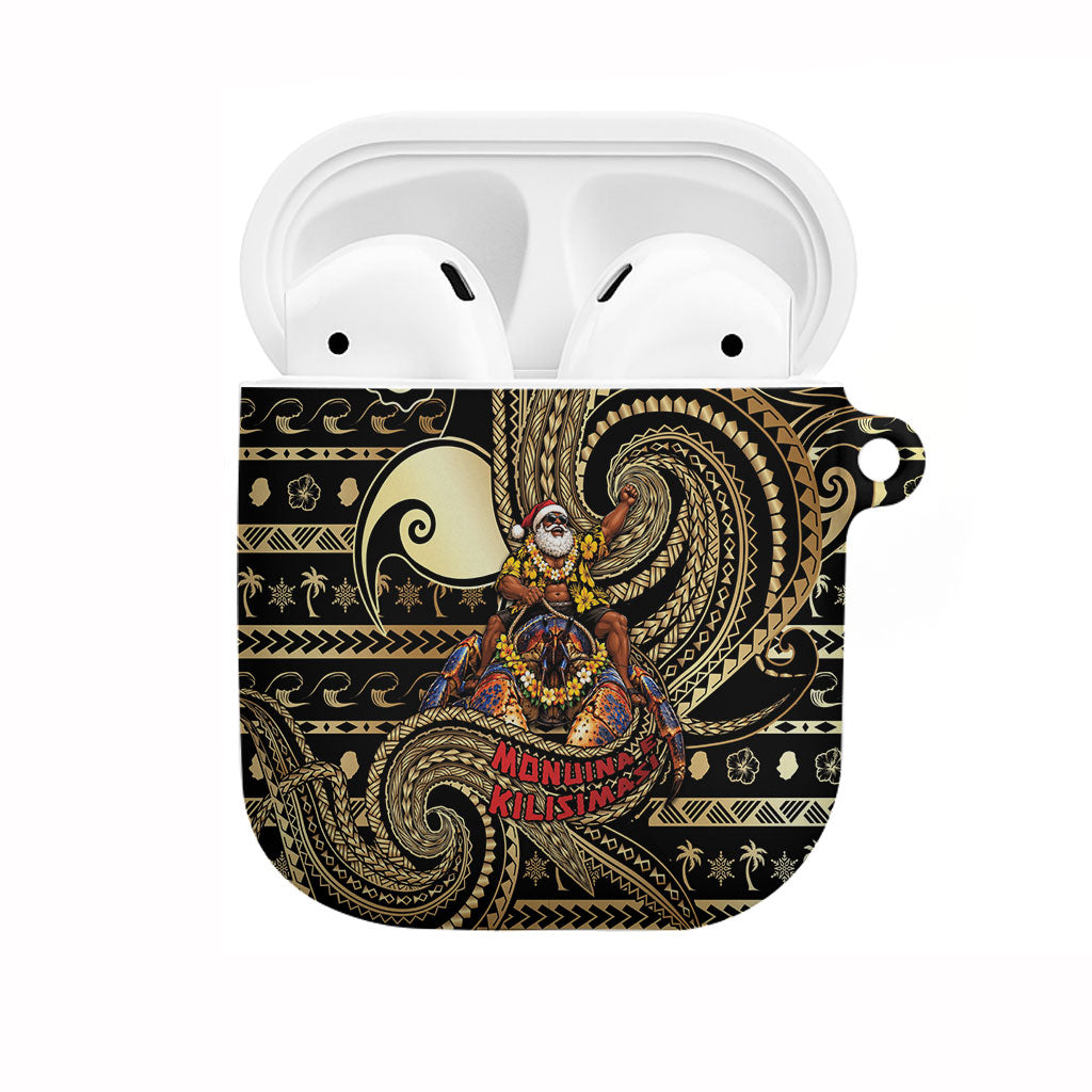 Niue Christmas AirPods Case Santa Riding Coconut Crab