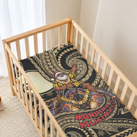 Niue Christmas Baby Bed Cover Santa Riding Coconut Crab DT05 - Polynesian Pride