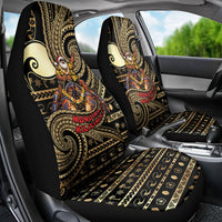 Niue Christmas Car Seat Cover Santa Riding Coconut Crab