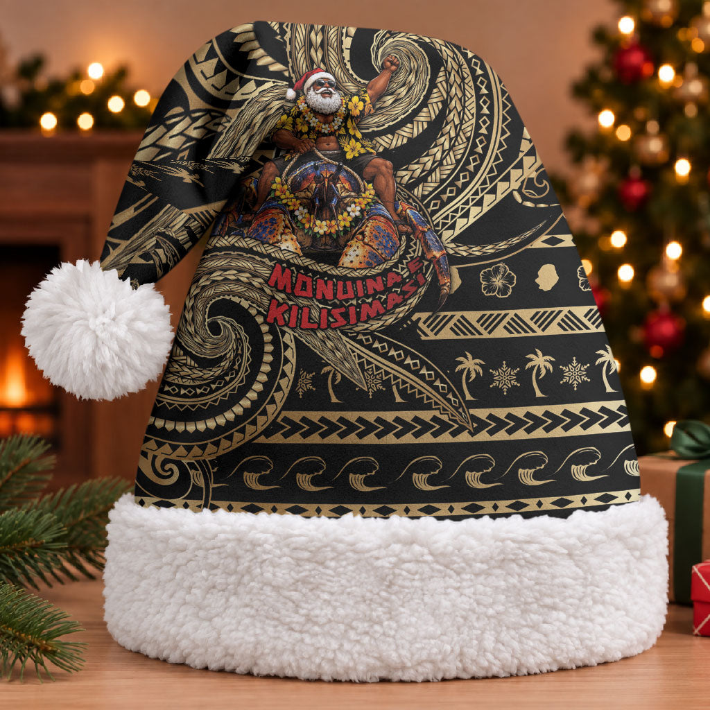 Niue Christmas Santa Hat Santa Riding Coconut Crab