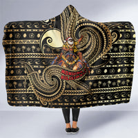 Niue Christmas Hooded Blanket Santa Riding Coconut Crab
