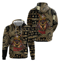 Niue Christmas Hoodie Santa Riding Coconut Crab DT05 - Polynesian Pride