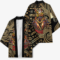 Niue Christmas Kimono Santa Riding Coconut Crab DT05 - Polynesian Pride