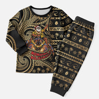 Niue Christmas Pajama Set Santa Riding Coconut Crab