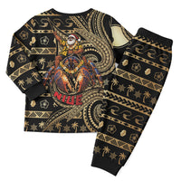 Niue Christmas Pajama Set Santa Riding Coconut Crab