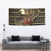 Niue Christmas Tapestry Santa Riding Coconut Crab