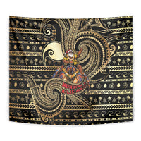 Niue Christmas Tapestry Santa Riding Coconut Crab