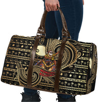 Niue Christmas Travel Bag Santa Riding Coconut Crab