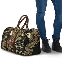 Niue Christmas Travel Bag Santa Riding Coconut Crab