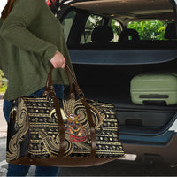 Niue Christmas Travel Bag Santa Riding Coconut Crab