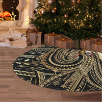 Niue Christmas Tree Skirt Santa Riding Coconut Crab
