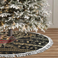 Niue Christmas Tree Skirt Santa Riding Coconut Crab